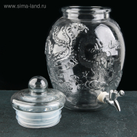 Диспенсер для напитков &laquo;Дракон&raquo;, 5 л, 24&times;21&times;34 см