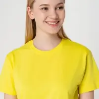 Футболка унисекс T-bolka 160, желтая, размер 4XL