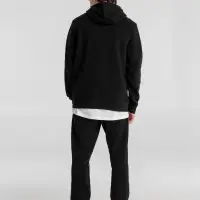 Толстовка с капюшоном унисекс King, черная, размер M