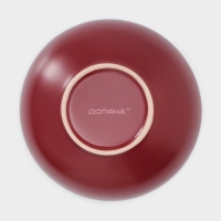 Набор тарелок керамических Доляна «Ваниль», 18 предметов: 6 тарелок d=19 см, 6 тарелок d=27 см, 6 мисок d=19 см, цвет бордовый Набор тарелок керамических Доляна «Ваниль», 18 предметов: 6 тарелок d=19 см, 6 тарелок d=27 см, 6 мисок d=19 см, цвет бордовый