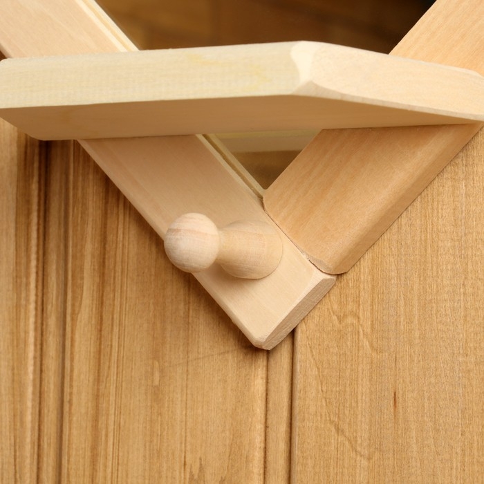 Зеркало "Малый ромб" с полкой и крючком, 20&times;20 см