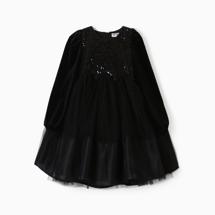 Платье детское нарядное KAFTAN рост 90, черный Платье детское нарядное KAFTAN рост 90, черный