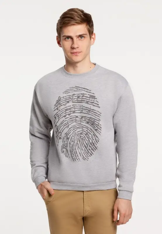 Толстовка &laquo;Код вселенной&raquo;, серый меланж, размер S