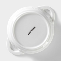 Форма для выпечки из жаропрочной керамики Доляна «Круг. Ланзо», 15×11,6 см, цвет белый Форма для выпечки из жаропрочной керамики Доляна «Круг. Ланзо», 15×11,6 см, цвет белый