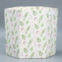 Пакет подарочный, упаковка, &laquo;Шестигранник&raquo;, 26.5 х 23 х 25 см