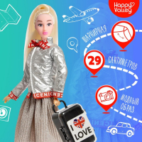 Кукла-модель шарнирная &laquo;Сандра в Англии&raquo; с аксессуарами, серия Вокруг света