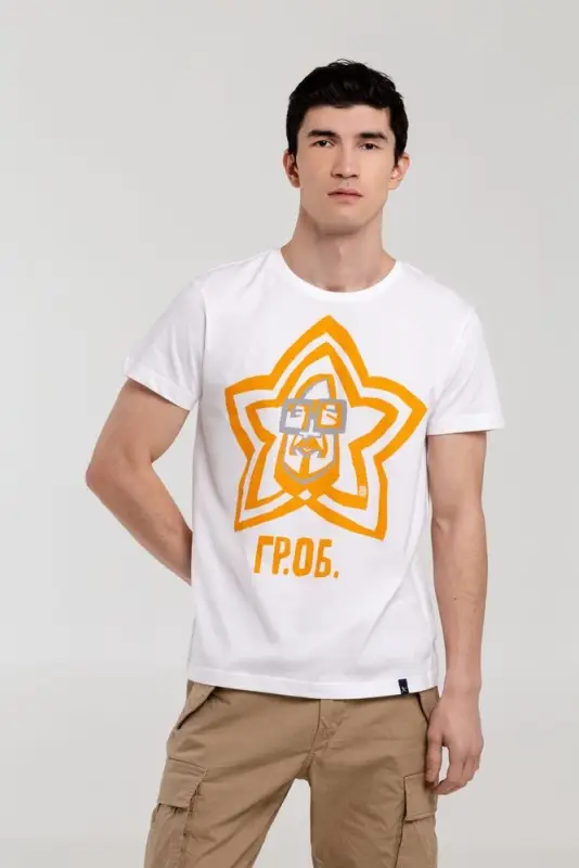 Футболка &laquo;Меламед. Егор Летов&raquo;, белая, размер S
