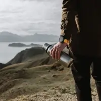 Термос Flask 1000, вакуумный, стальной матовый Термос Flask 1000, вакуумный, стальной матовый