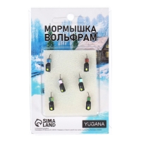 Мормышка Столбик чёрный, лайм глаз + куб хамелеон, вес 1.4 г Мормышка Столбик чёрный, лайм глаз + куб хамелеон, вес 1.4 г