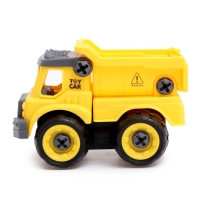 Конструктор винтовой «Строительный транспорт», набор 2 штуки, с отвёрткой, 59 деталей Конструктор винтовой «Строительный транспорт», набор 2 штуки, с отвёрткой, 59 деталей