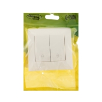 Выключатель проходной Luazon Lighting "Антей", 10 А, 2 клавиши, скрытый, белый Выключатель проходной Luazon Lighting "Антей", 10 А, 2 клавиши, скрытый, белый