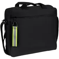 Светоотражающий брелок Flashline, серый с зеленым