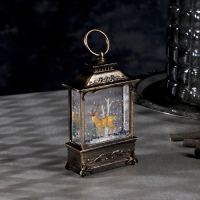 Светодиодная фигура «Фонарь с оленем» 7.6 × 13.5 × 3.2 см, пластик, блёстки, батарейки AG13х3 (в комплекте), свечение тёплое белое Светодиодная фигура «Фонарь с оленем» 7.6 × 13.5 × 3.2 см, пластик, блёстки, батарейки AG13х3 (в комплекте), свечение тёплое белое