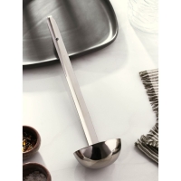 Половник из нержавеющей стали Доляна Everyday, 120 мл, 35&times;8 см, цвет серебряный