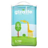 Подгузники-трусики &laquo;Lovular&raquo; Giraffe, 9-14 кг, 50 шт