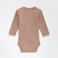 Боди с дл. рукавом Крошка Я Fun, рост 68-74 см, бежевый Боди с дл. рукавом Крошка Я Fun, рост 68-74 см, бежевый