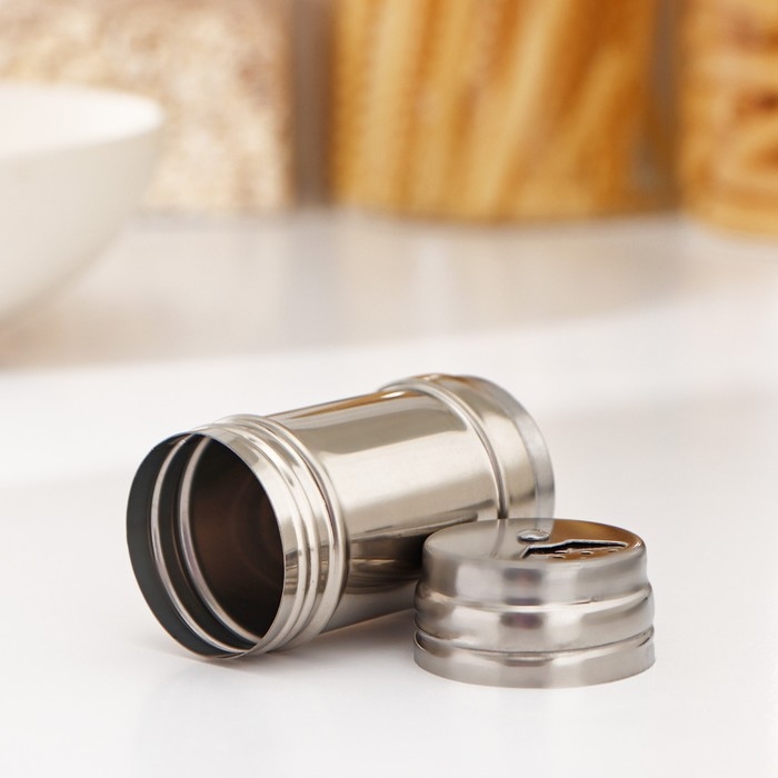 Ёмкость для специй из нержавеющей стали &laquo;Металлик&raquo;, 80 мл, 4&times;8 см