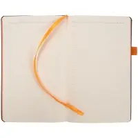 Ежедневник Ton Metal, недатированный, черный с оранжевым Ежедневник Ton Metal, недатированный, черный с оранжевым