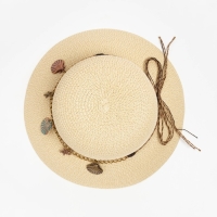 Шляпа женская MINAKU цвет бежевый, р-р 56-58 Шляпа женская MINAKU цвет бежевый, р-р 56-58