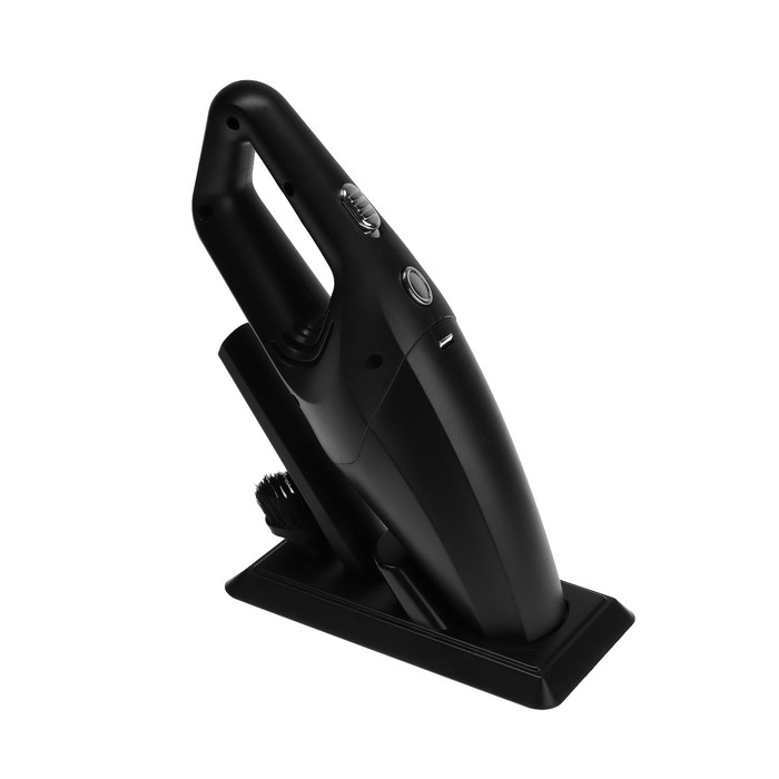 Пылесос автомобильный, беспроводной, 2 насадки, 120 Вт, 12 В, черный Пылесос автомобильный, беспроводной, 2 насадки, 120 Вт, 12 В, черный