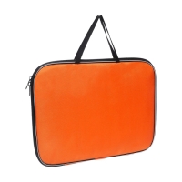 Папка с ручками текстильная А4, 350 х 270 х 20 мм, Calligrata "Офис", нейлон 600D, двуцветный кант, оранжевая Папка с ручками текстильная А4, 350 х 270 х 20 мм, Calligrata "Офис", нейлон 600D, двуцветный кант, оранжевая