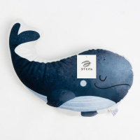 Подушка декоративная Этель &laquo;Кит&raquo;, 60х35 см, велюр, 100% полиэстер