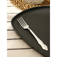 Вилка столовая «Новинка-1», h=19.5 см, толщина 1 мм, цвет серебряный Вилка столовая «Новинка-1», h=19.5 см, толщина 1 мм, цвет серебряный