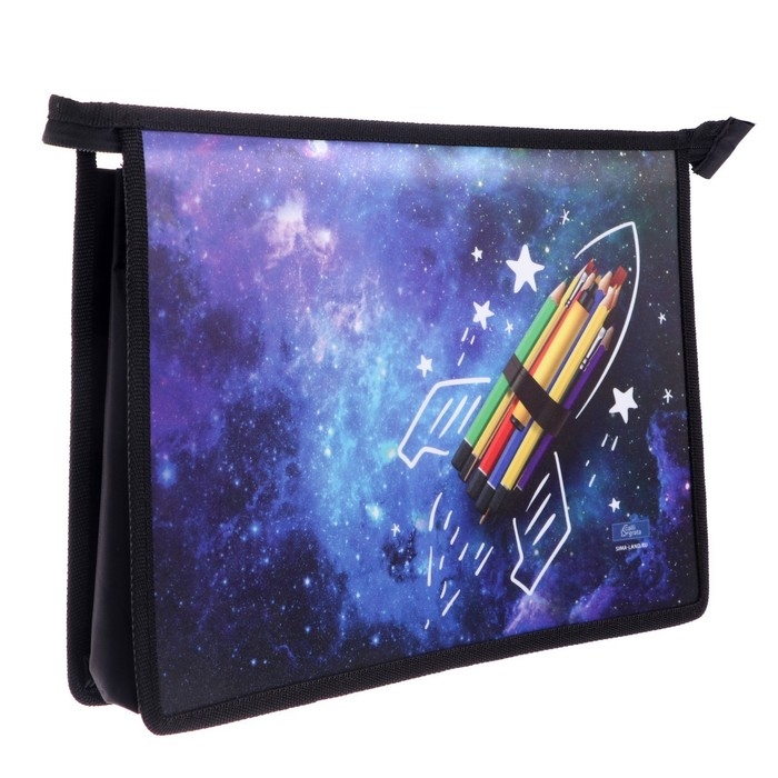 Папка для труда А4, 325 х 230 х 100 мм, молния сверху, пластиковая, ПТР-22 Папка для труда А4, 325 х 230 х 100 мм, молния сверху, пластиковая, ПТР-22 "Ракета"