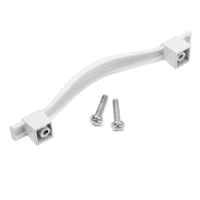 Ручка-скоба CAPPIO RSC018, цинк, м/о 96 мм, цвет белый