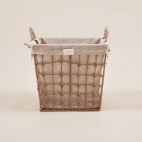 Корзина для хранения SL Home, ручное плетение, с ручками, квадратная, джут, 33×33×36 см Корзина для хранения SL Home, ручное плетение, с ручками, квадратная, джут, 33×33×36 см