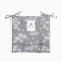 Сидушка Этель &laquo;Серебряные ветки&raquo;, 40х40 см, саржа 190 г/м2