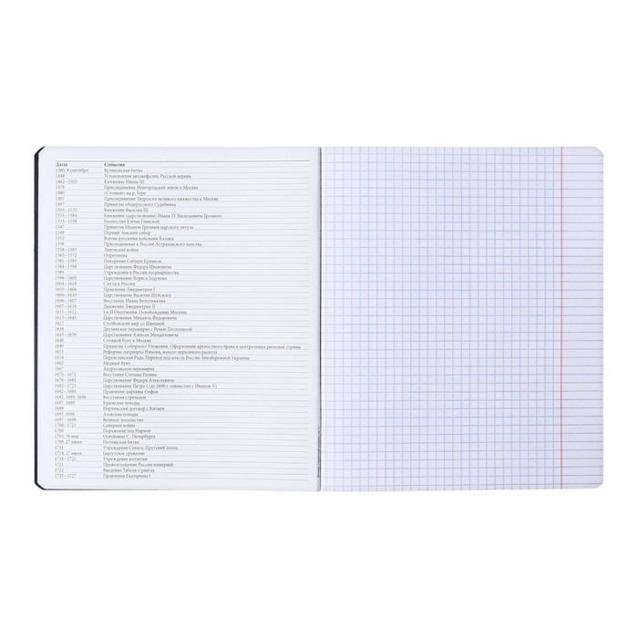 Тетрадь предметная ИСТОРИЯ, 48 листов в клетку, ErichKrause "Зри в корень", пластиковая обложка, шелкография, блок офсет 100% белизна, инфо-блок