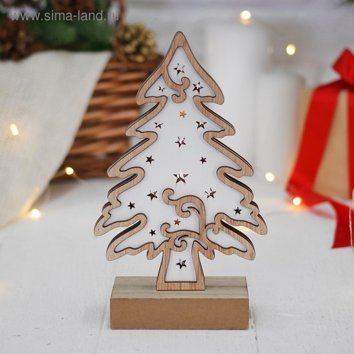 Новогодний декор с подсветкой &laquo;Волшебная ёлка&raquo;