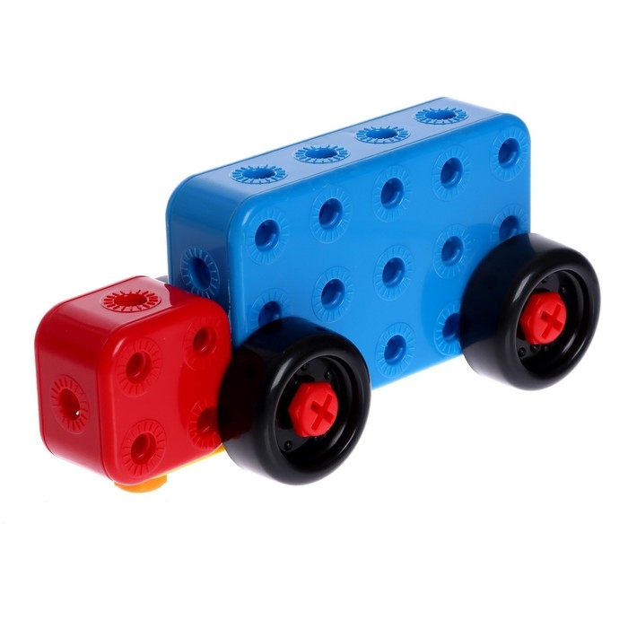 Конструктор в чемодане &laquo;Объёмная мозаика&raquo;, с электрическим шуруповертом, 54 модели, 292 детали