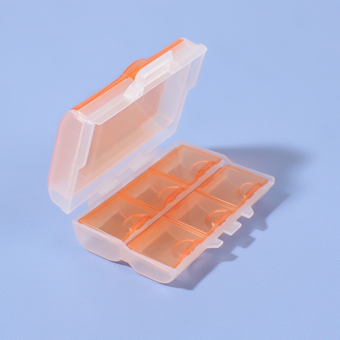 Таблетница «Комбо», 9 × 7 × 3,5 см, 7 секций, цвет МИКС Таблетница «Комбо», 9 × 7 × 3,5 см, 7 секций, цвет МИКС