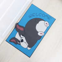 Коврик влаговпитывающий придверный Доляна &laquo;Бульдог&raquo;, без окантовки, 38&times;57 см, цвет синий