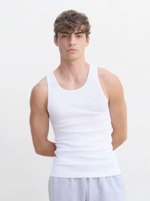 Майка унисекс Pablo, белая, размер S