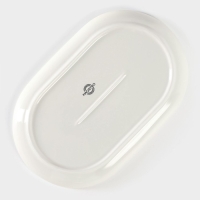 Блюдо фарфоровое овальное Magistro Ocean, 25&times;16&times;2,4 см, цвет синий