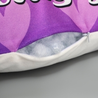 Подушка декоративная «Кого люблю, тому дарю», змея, 40 см, на молнии Подушка декоративная «Кого люблю, тому дарю», змея, 40 см, на молнии