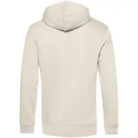 Толстовка на молнии с капюшоном унисекс BNC Inspire (Organic), молочно-белая, размер XS