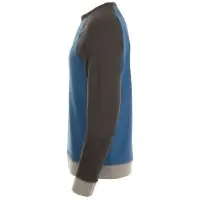 Толстовка унисекс Sandro синий/черный меланж, размер S