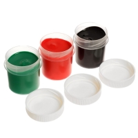 Краски пальчиковые набор 6 цветов x 20 мл Calligrata, для детей от 1 года Краски пальчиковые набор 6 цветов x 20 мл Calligrata, для детей от 1 года