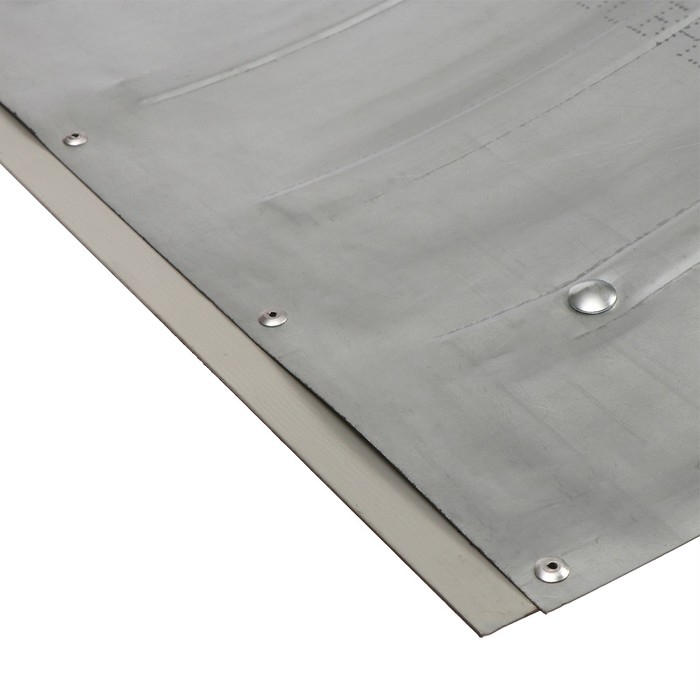 Движок для уборки снега, оцинкованный ковш 600 &times; 750 мм, металлическая планка, металлическая ручка цвет МИКС