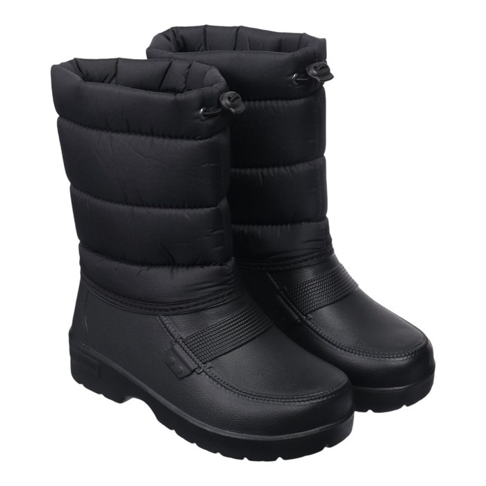 Сапоги женские комбинированные с фиксатором, цвет чёрный, до -25&deg;С, С-38.350, размер 37