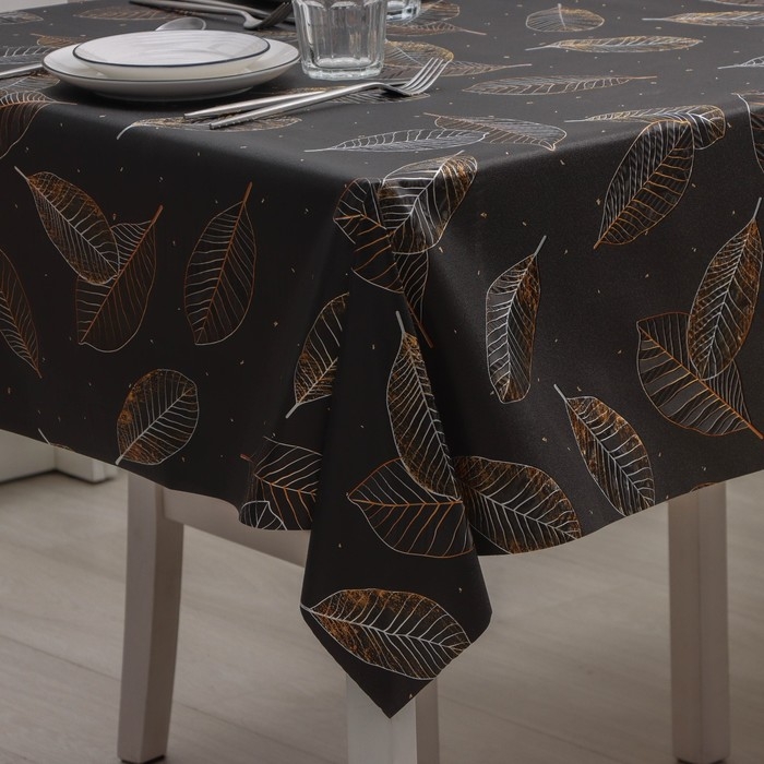 Клеёнка на стол &laquo;Искусство&raquo;, на тканевой основе, рулон 20 метров, ширина 137 см