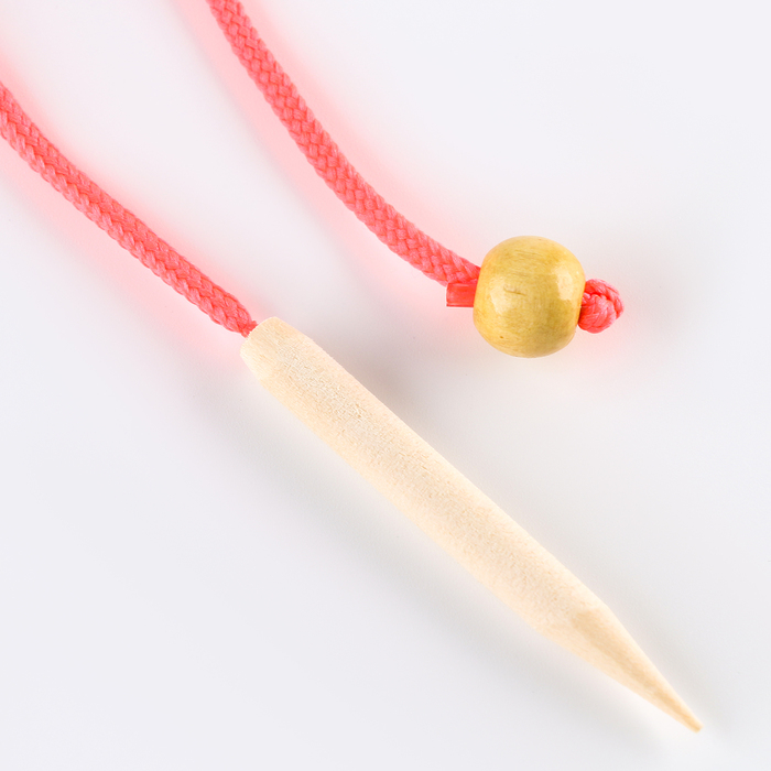 Шнуровка &laquo;Шарики и шайбочки&raquo;, бусы геометрические цветные