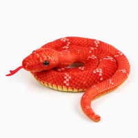 Мягкая игрушка &laquo;Змея&raquo;, 80 см, цвет терракотовый