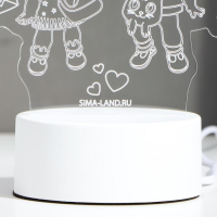 Светильник "Подружки" LED RGB от сети RISALUX Светильник "Подружки" LED RGB от сети RISALUX