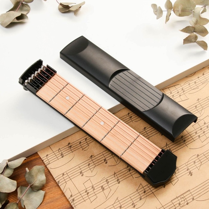 Тренажёр гитариста гриф Music Life, черный, 27 х 6 х 3 см Тренажёр гитариста гриф Music Life, черный, 27 х 6 х 3 см