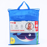 Игровой коврик для детей на фольгированной основе &laquo;Море и пляж&raquo;, размер 180х150x0,5 см, Крошка Я